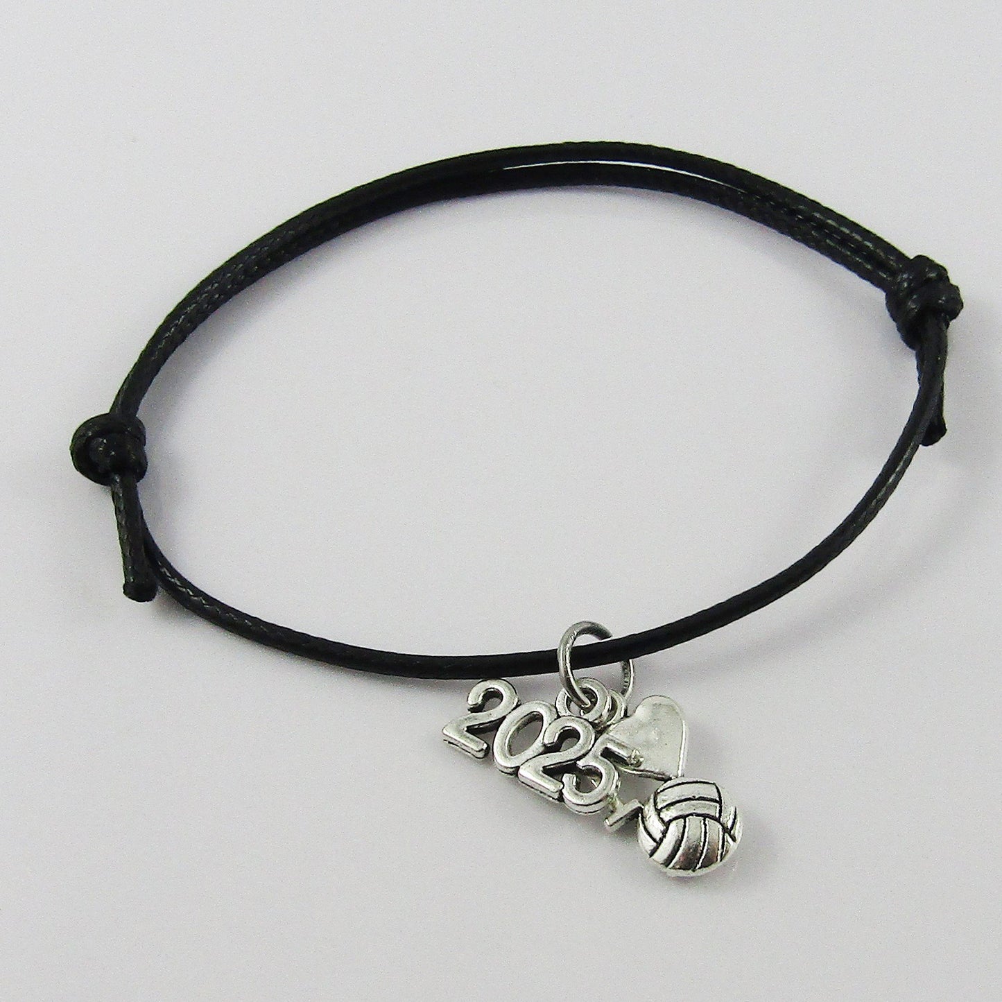 Adjustable 2025 I Love NETBALL Charm Bracelet Sports Team Gift