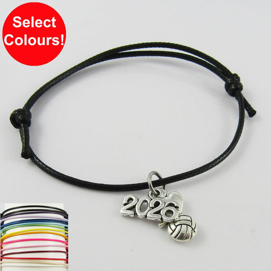 25 Player Set Adjustable 2026 I Love NETBALL Charm Bracelet Sports Team Gift
