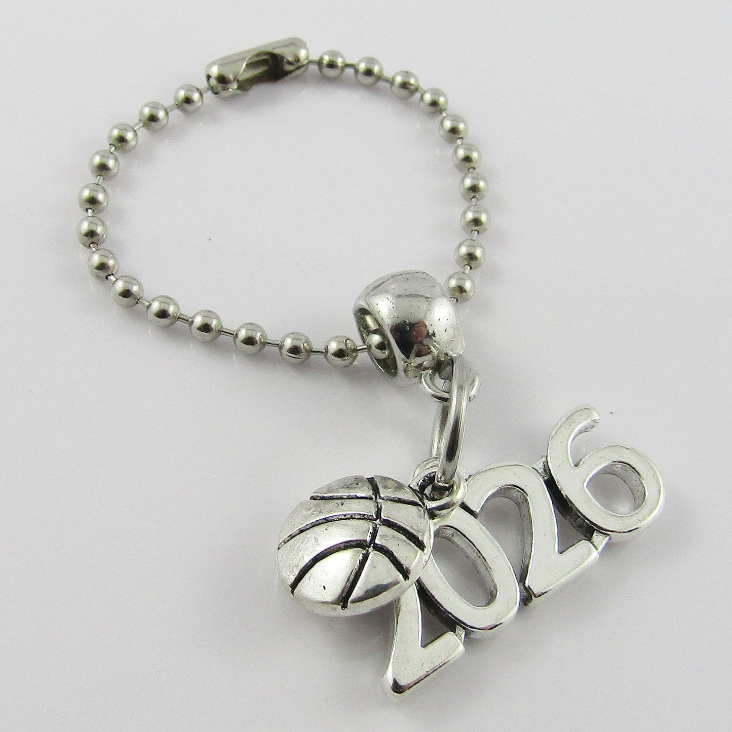 2026 Basketball Charm Bag Tag Zipper Pull Team Set of 12 End Of Season Gift