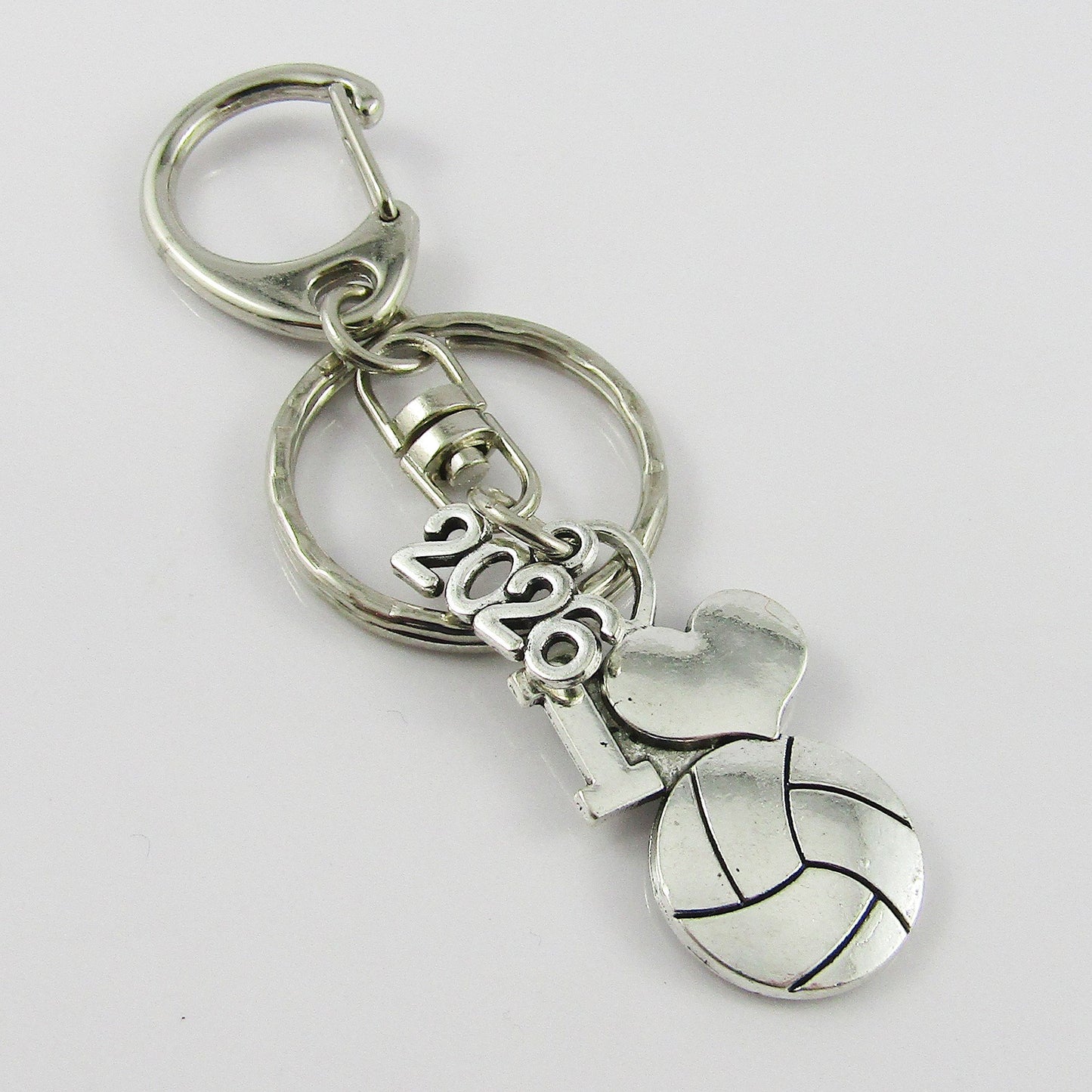 SPECIAL 2026 I Love Netball Charm Keychain Bag Tag Team Set of 16 End Of Season