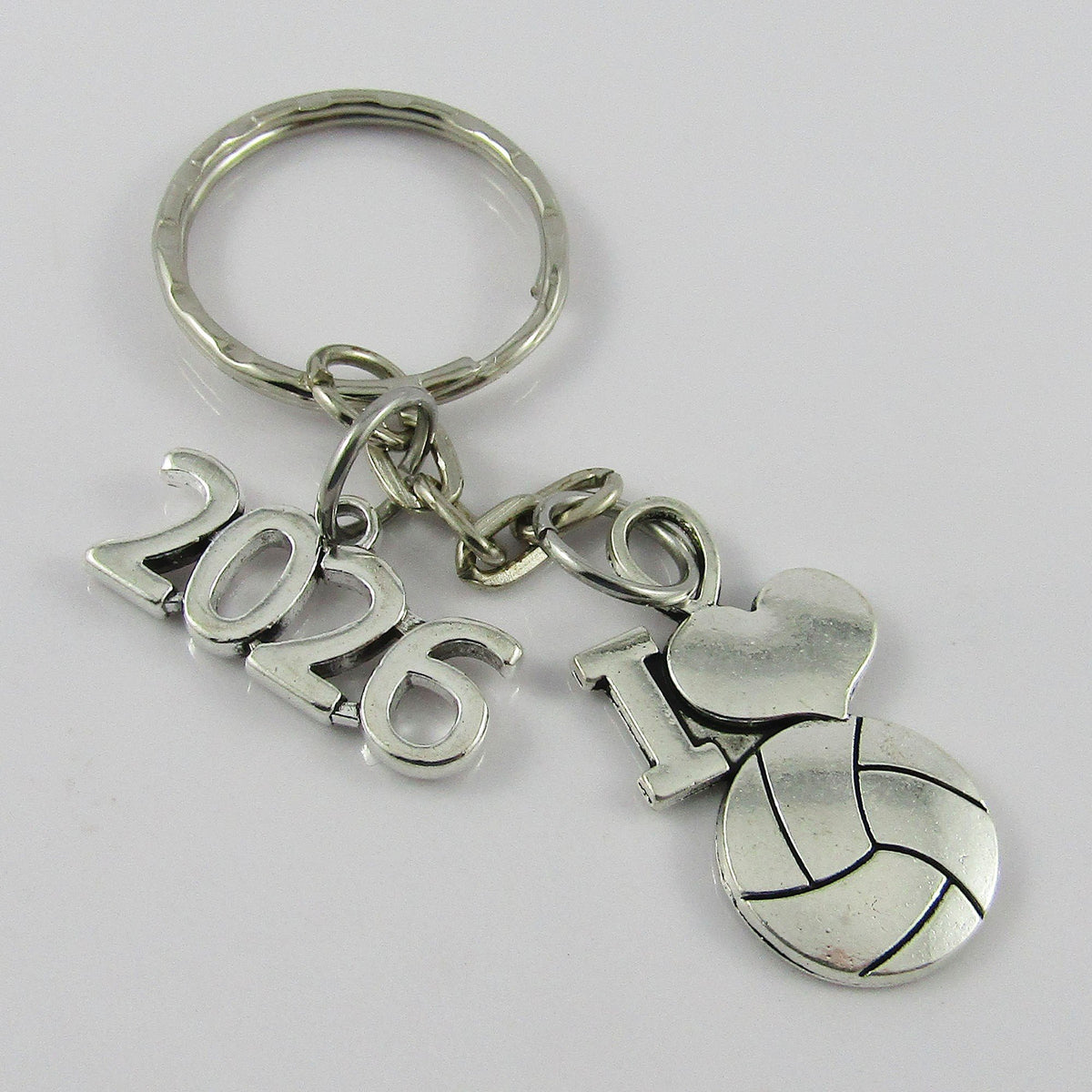 10 x I Love Netball 2026 Charm Keychain Keyring Bag Tag Team Set End Season Gift