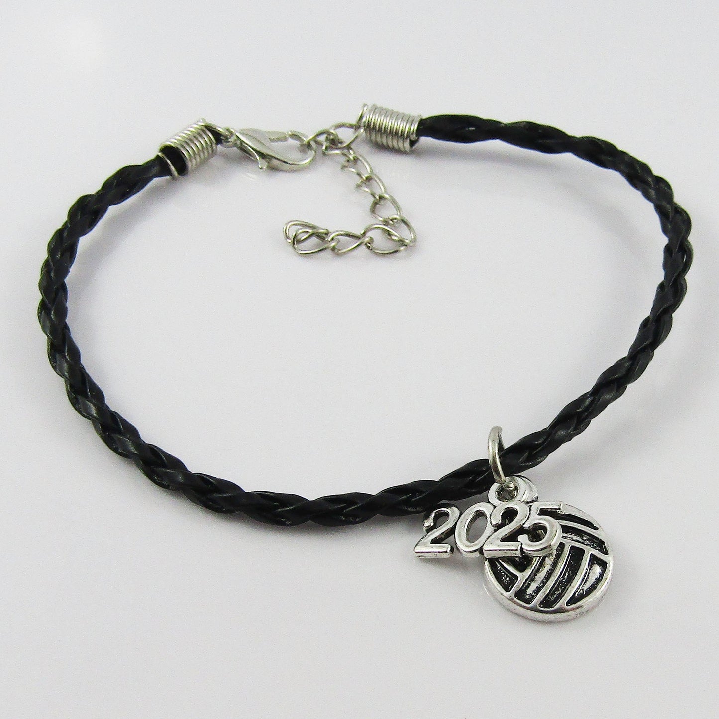 10 Player Set Netball 2025 Charm Bracelet Braided Cord Team Gifts Pick Colour