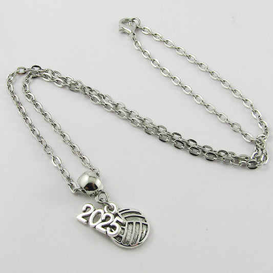 2025 Netball Charm Necklace 45cm Volleyball Coach Sport End Of Season Gift