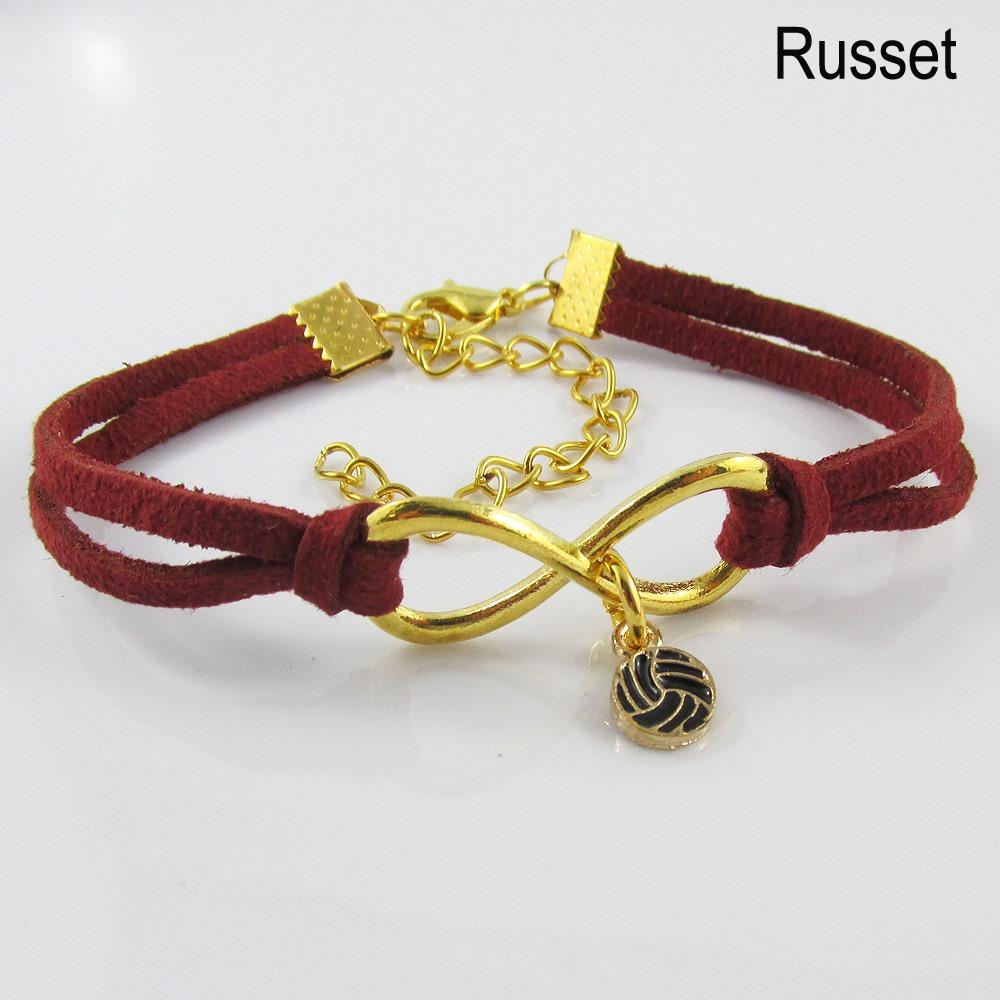 GP Infinity Forever Enamel Netball Charm Bracelet Team Coach Gift 9 Colours