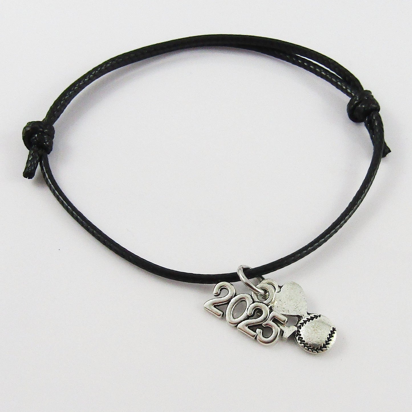 2025 I Love Baseball Charm Bracelet Adjustable Unisex Sports Team Gift Set of 10