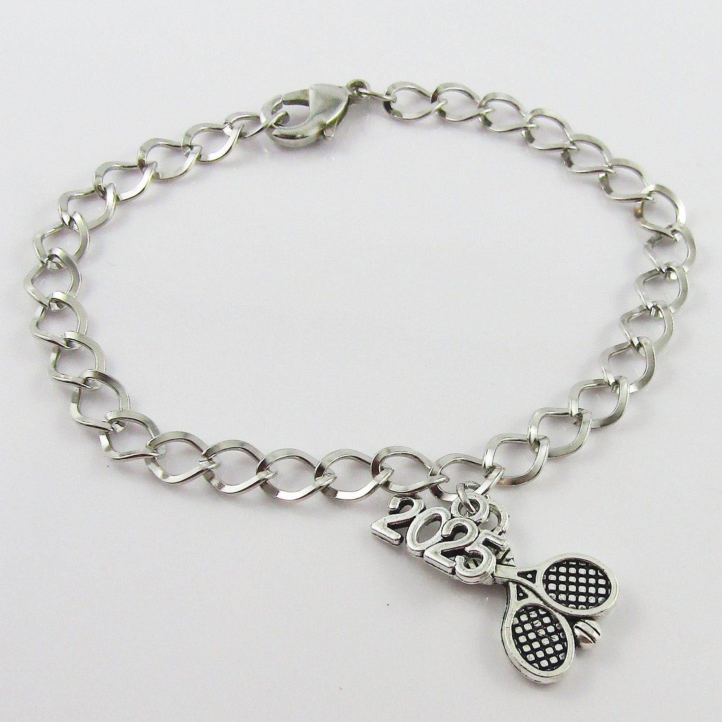 TENNIS 2025 Sport Charm Bracelet Coach Team End of Season Sports Team Gift