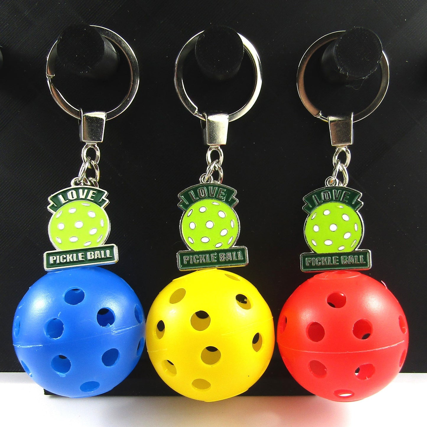 Love Pickleball Charm Keychain 115mm Coach End Of Season Gift Blue Gold or Red
