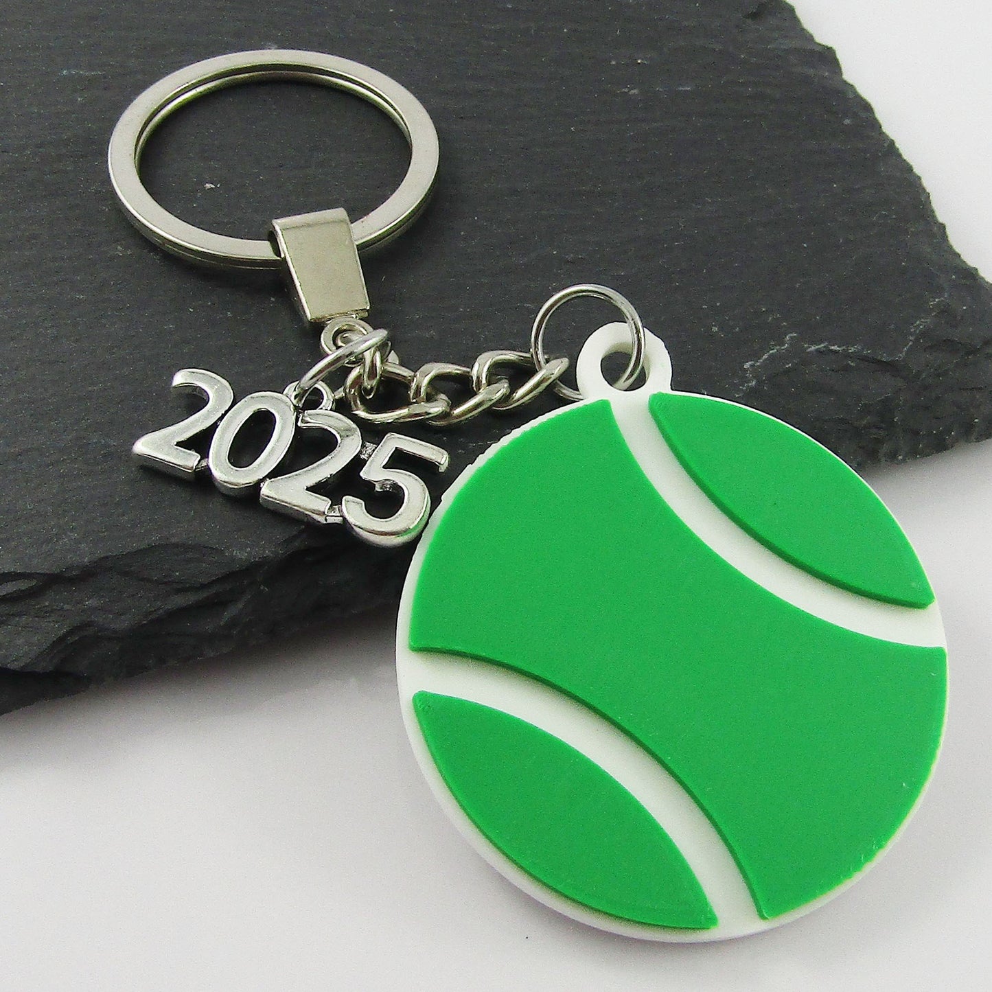 2025 Tennis Ball Charm Keychain 115mm Coach Sports End Of Season Gift