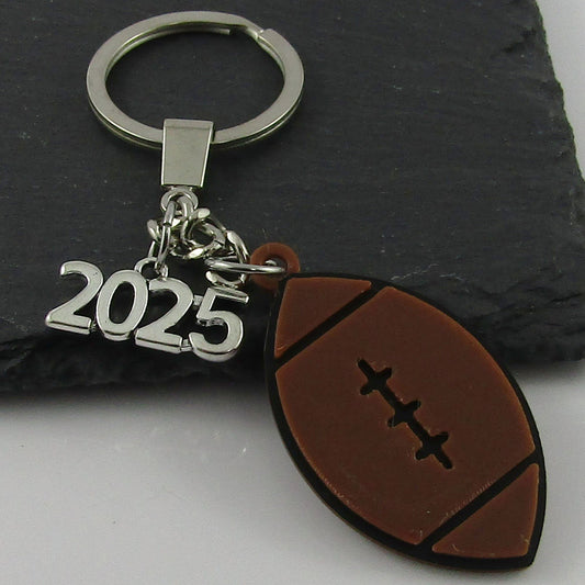 2025 Football Charm Keychain Coach Sports End Of Season Gift