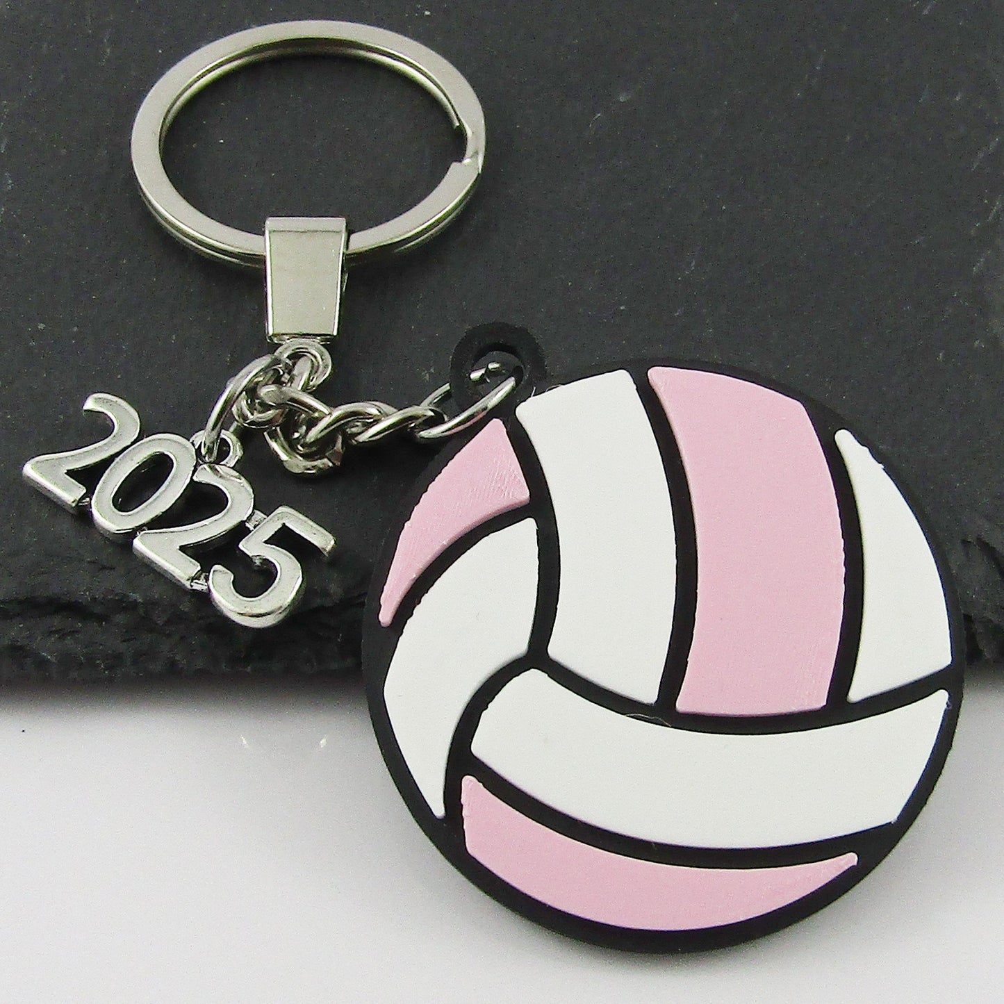 2025 Netball Charm Keychain 115mm Coach Sports End Of Season Gift Select Colours