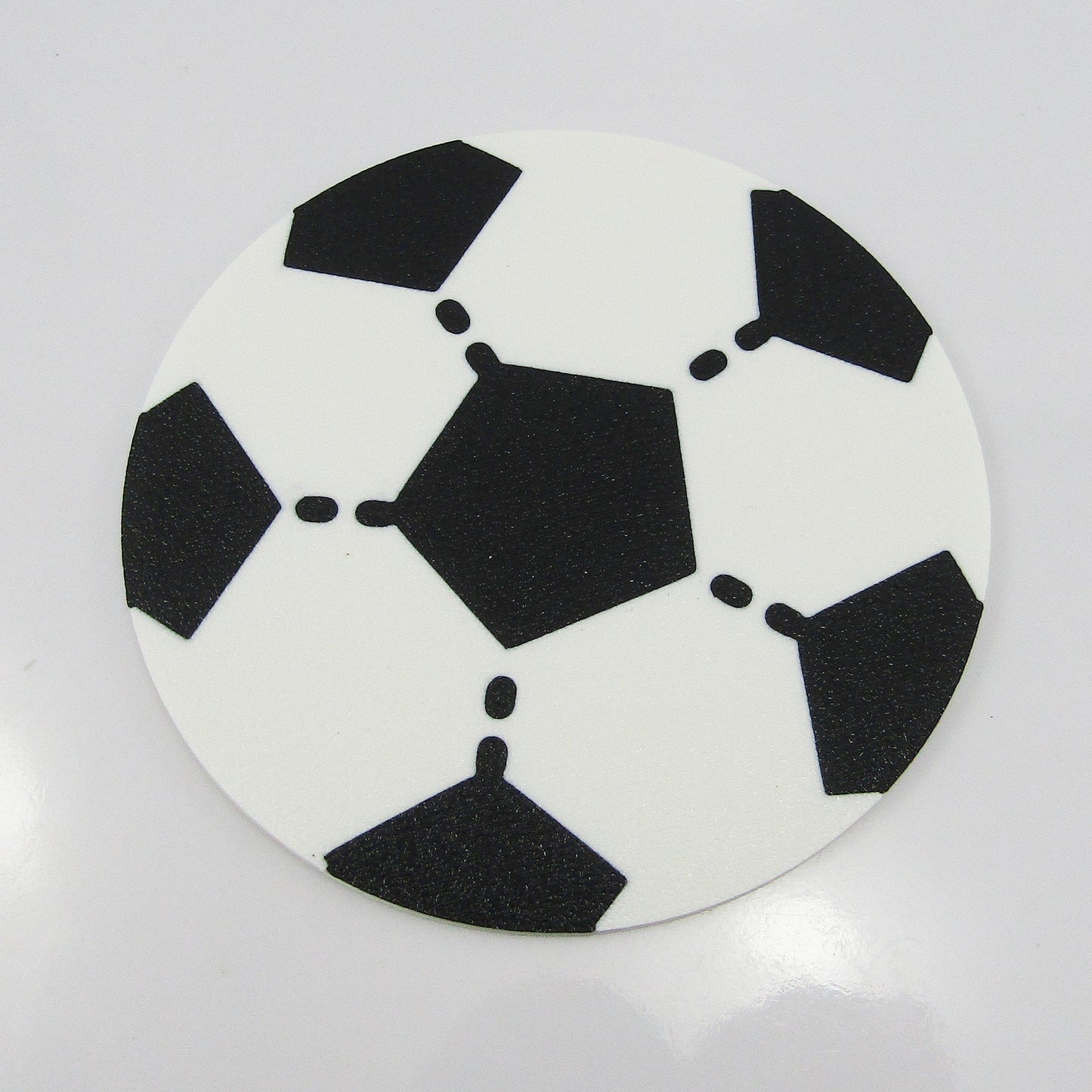 Soccer Sports Drink Coaster available individually or in sets of four