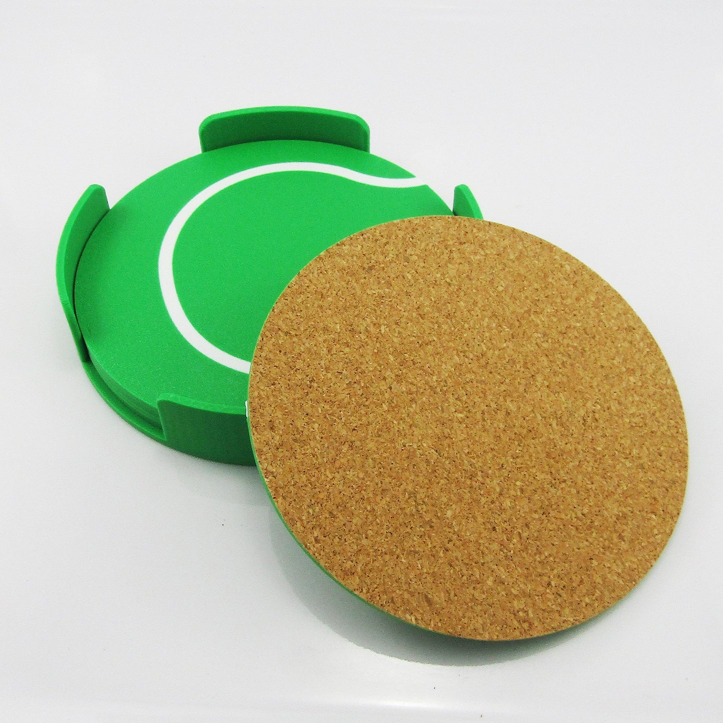 Tennis Sports Drink Coaster available individually or in sets of four