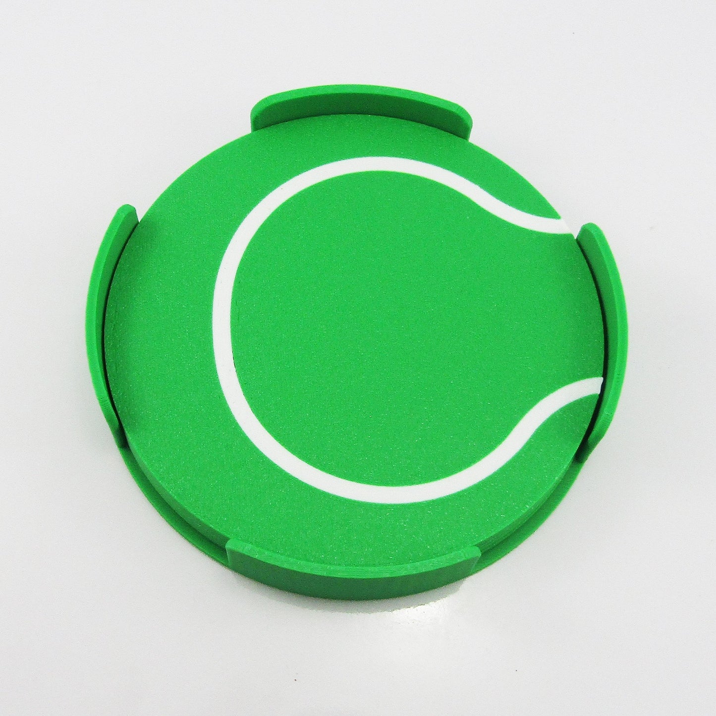 Tennis Sports Drink Coaster available individually or in sets of four