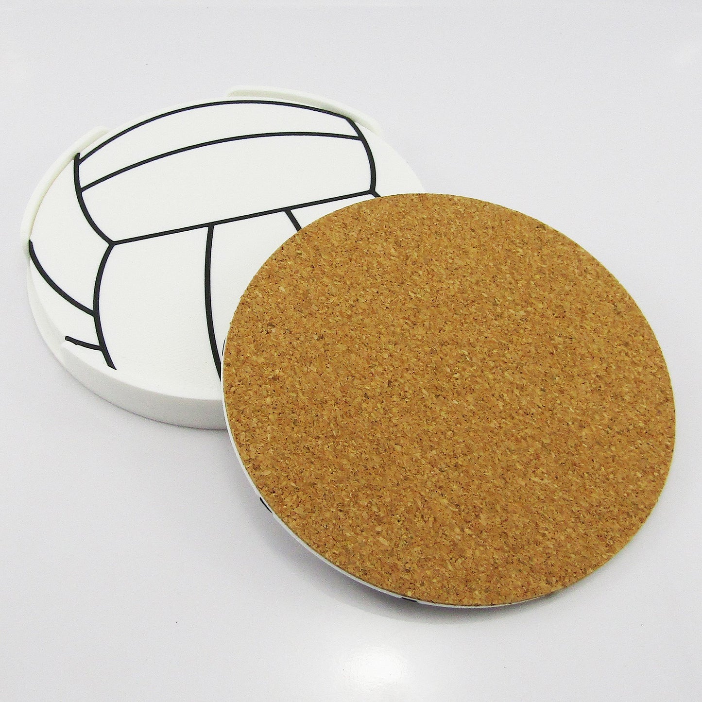 Netball Sports Drink Coaster available individually or in sets of four