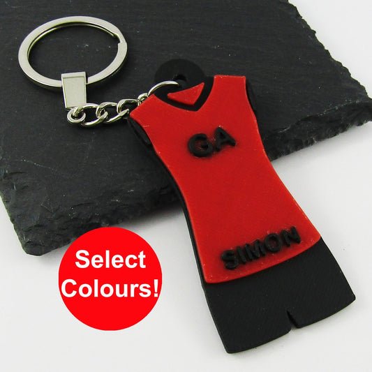 Set of 10 Personalised Mens Netball Jersey Short select Colour Name and Position