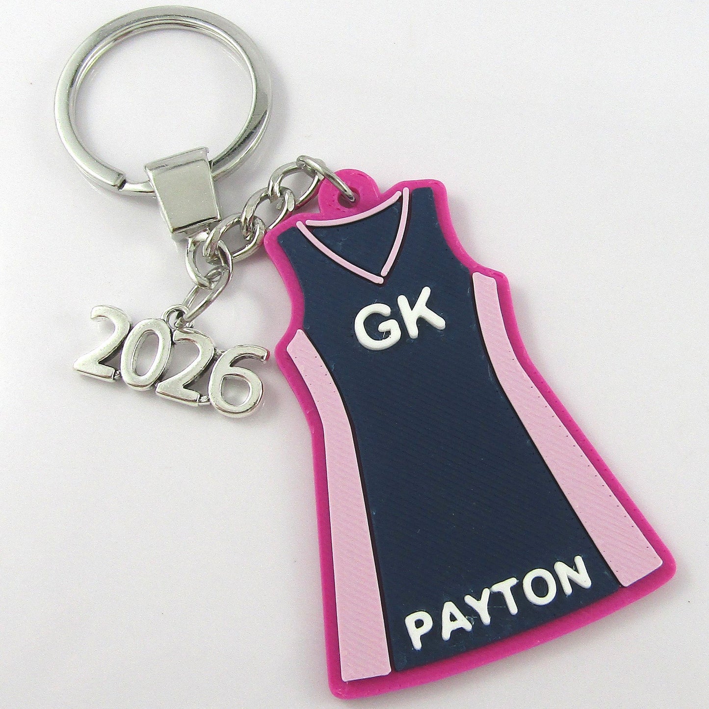 2026 Deluxe 4 colour Personalised Netball Jersey Dress select Colours and Text
