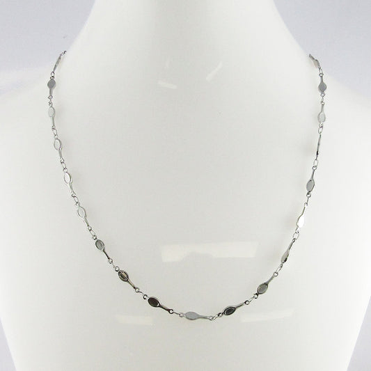 304 Stainless Steel Linked Tennis Racquet Charm Necklace 45cm Coach Sports Gift