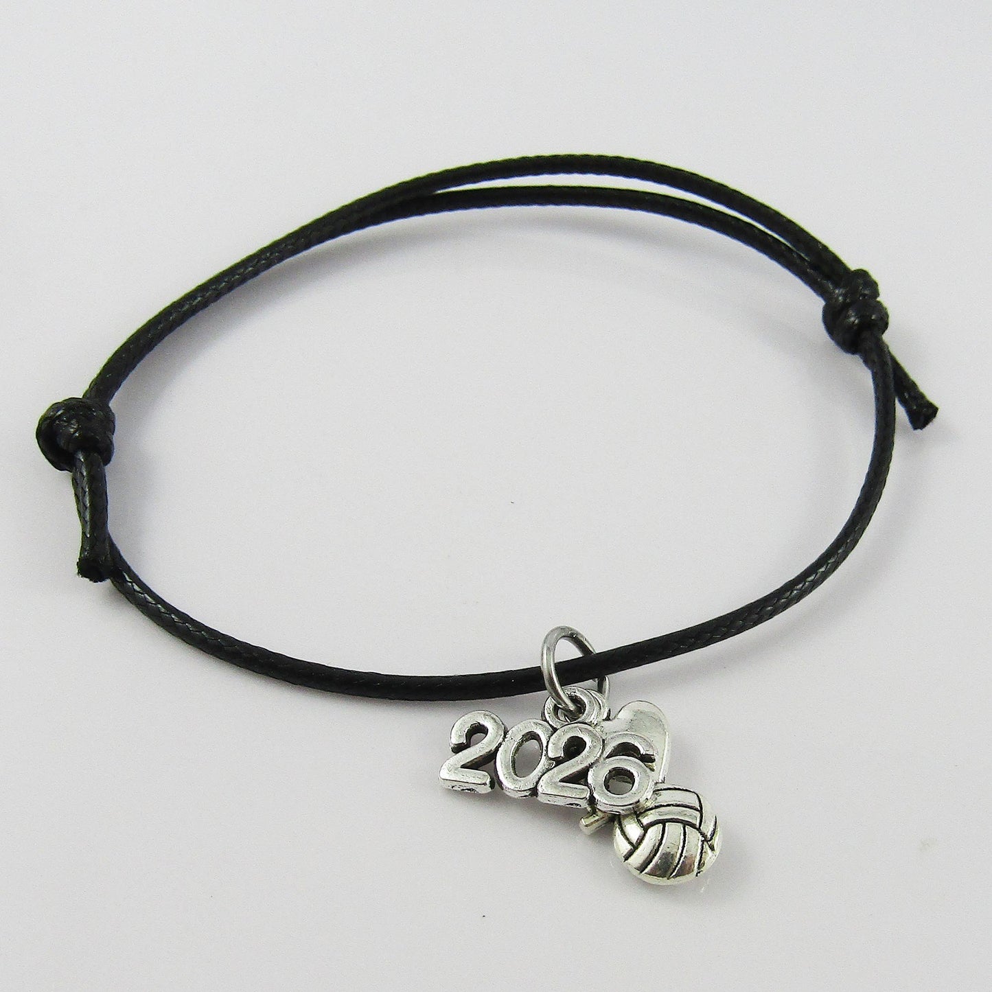 Adjustable 2026 I Love NETBALL Charm Bracelet Sports Team Gift
