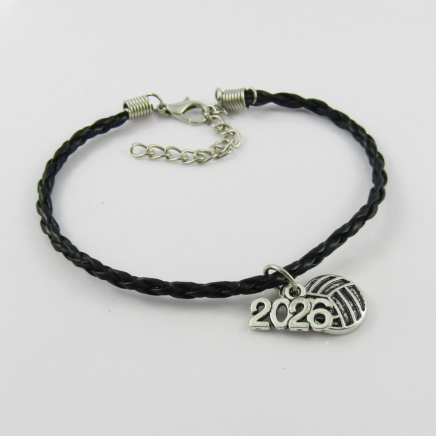 10 Player Set Netball 2026 Charm Bracelet Braided Cord Team Gifts Pick Colour