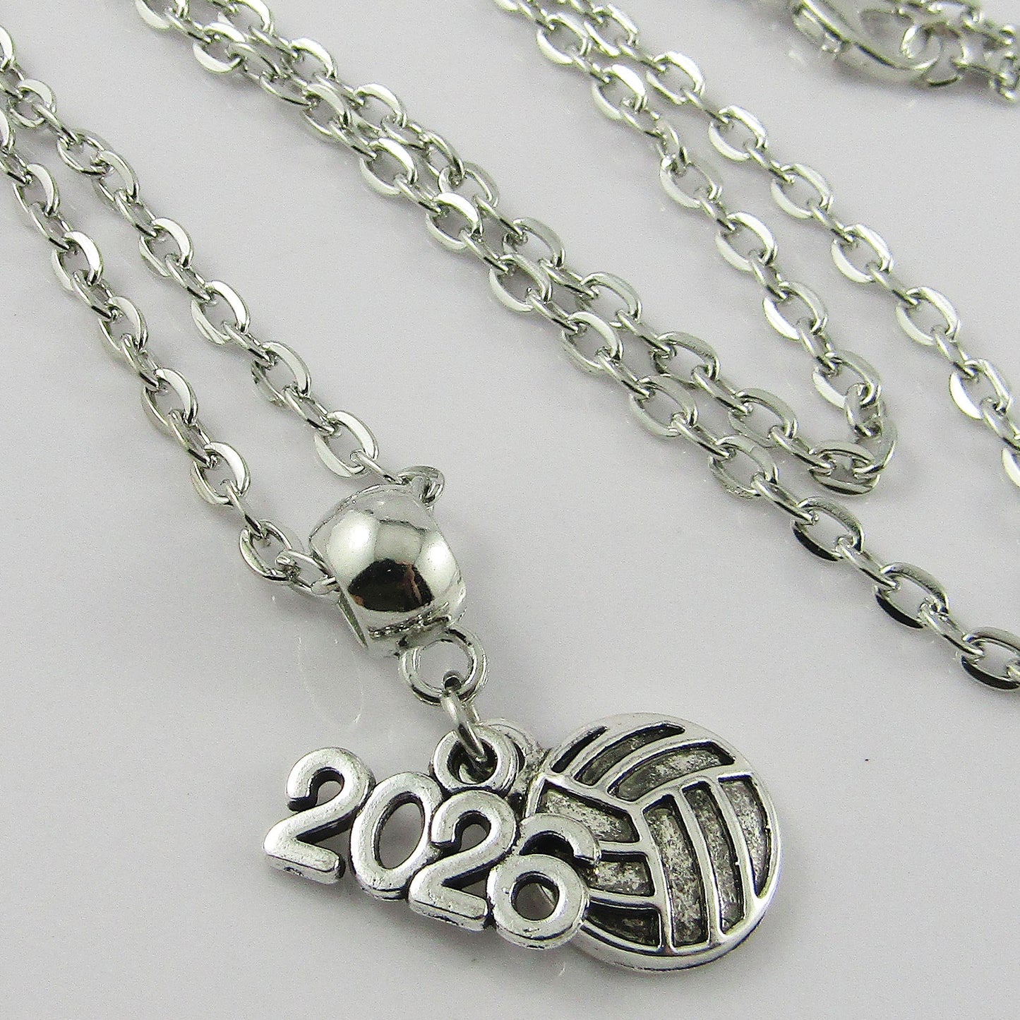 2025 Netball Charm Necklace 45cm Volleyball Coach Sport End Of Season Gift