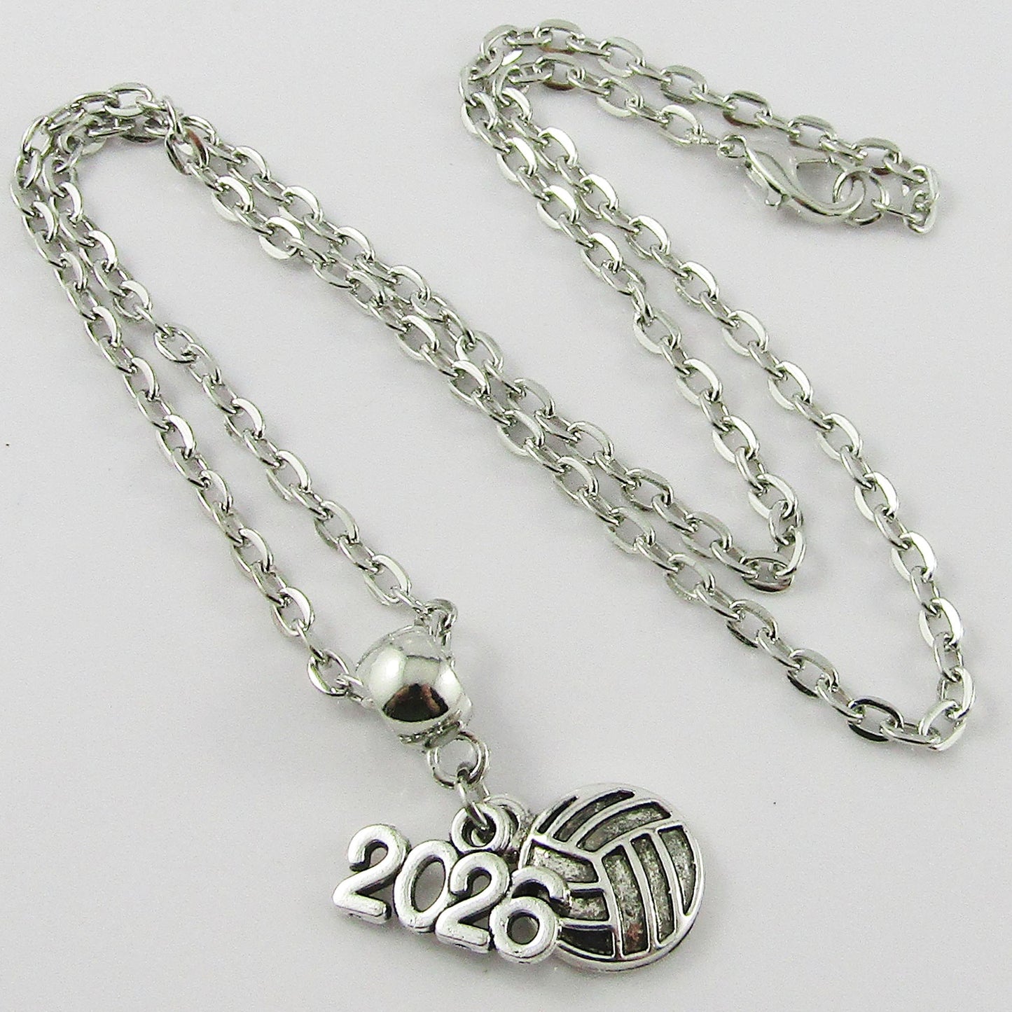 2025 Netball Charm Necklace 45cm Volleyball Coach Sport End Of Season Gift