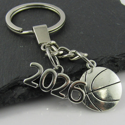 Basketball 2026 Charm Keychain 90mm Coach Sports End Of Season Gift Set of 12