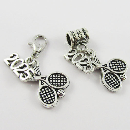 2025 Tennis Racquets Charm Select Clip on or European Charm
