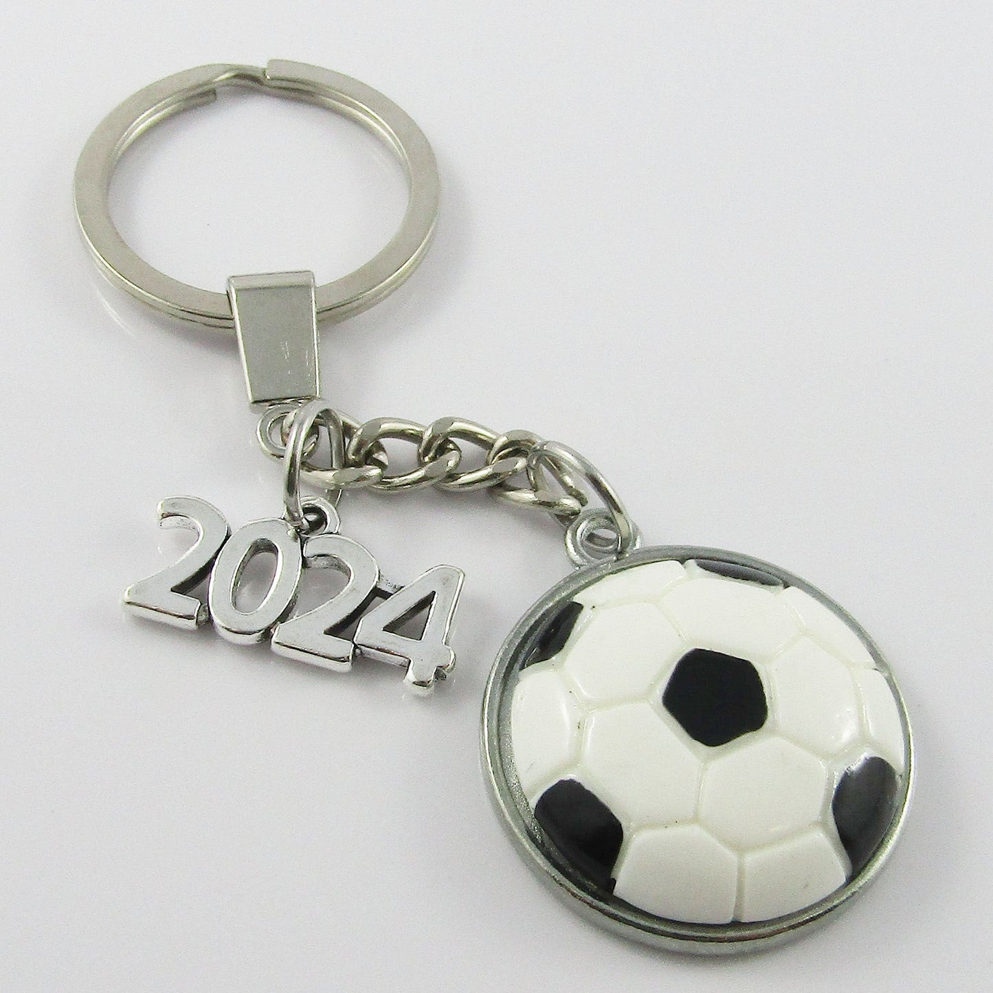 2024 Resin Soccer Ball Charm Keychain 103mm Coach Sports End Of Season Gift