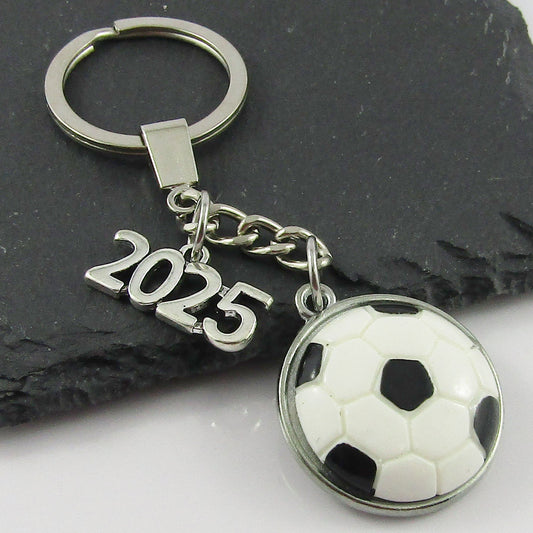 2025 Resin Soccer Ball Charm Keychain 103mm Coach Sports End Of Season Gift