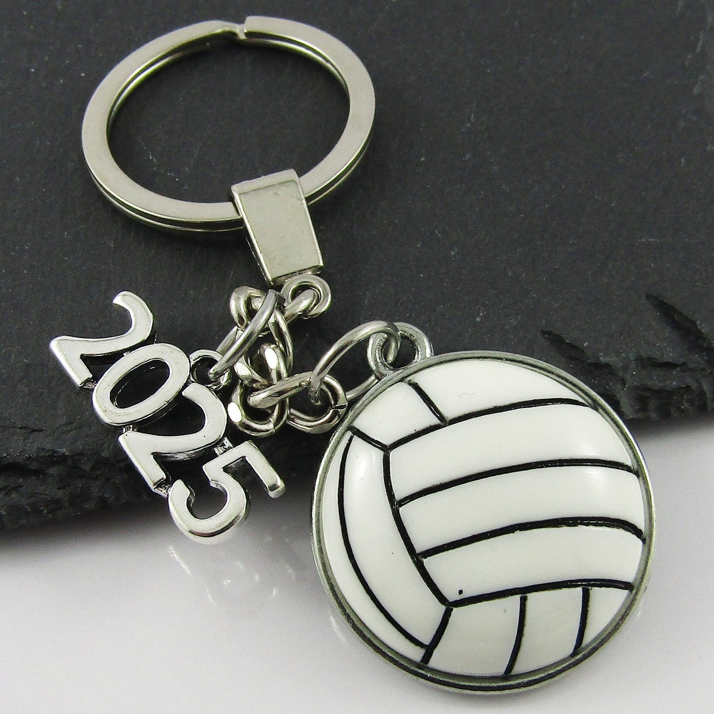 2025 Resin Volleyball Netball Charm Keychain 103mm Coach Sports End Season Gift
