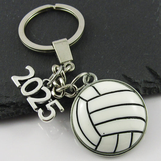 2025 Resin Volleyball Netball Charm Keychain 103mm Coach Sports End Season Gift