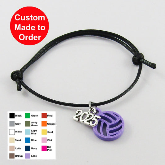 2025 One Size Fits All NETBALL Bracelet with choice of Netball colour