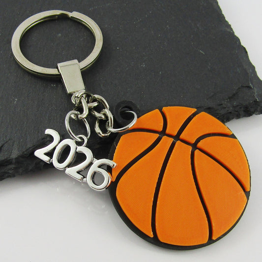2026 Basketball Charm Keychain 115mm Coach Sports End Of Season Gift