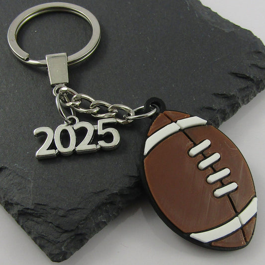 2025 Football Charm Keychain Coach Sports End Of Season Gift
