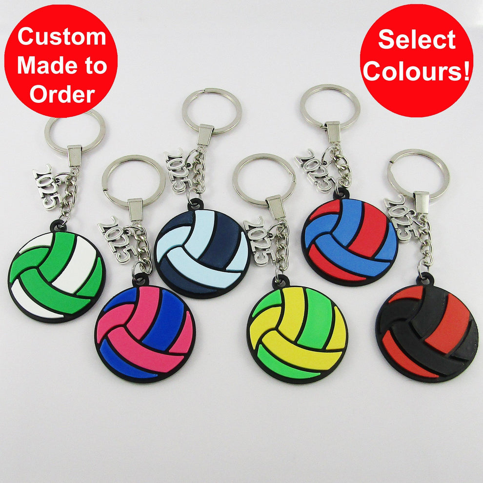 2025 Netball Charm Keychain 115mm Coach Sports End Of Season Gift Sele ...