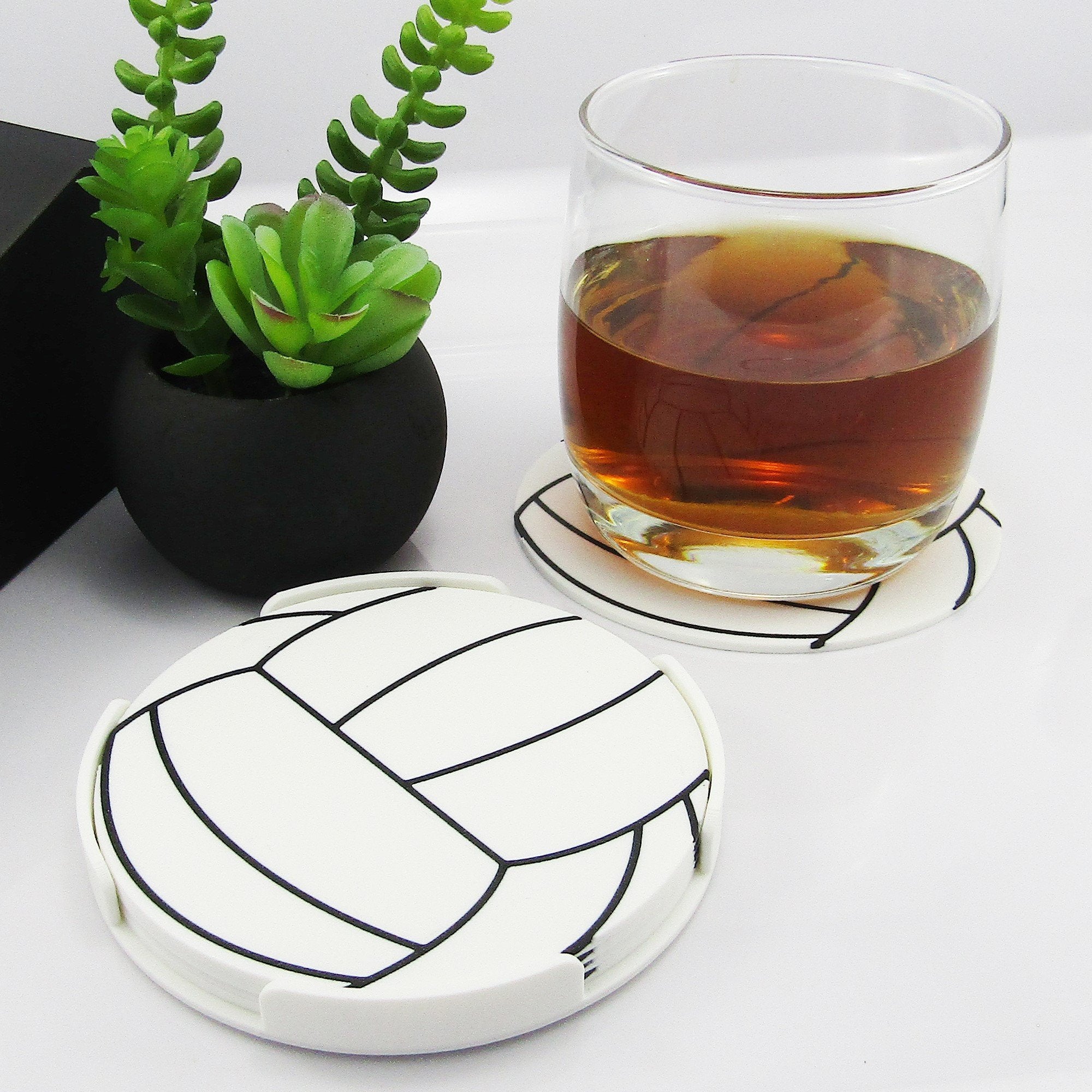 Netball Sports Drink Coaster available individually or in sets of four ...