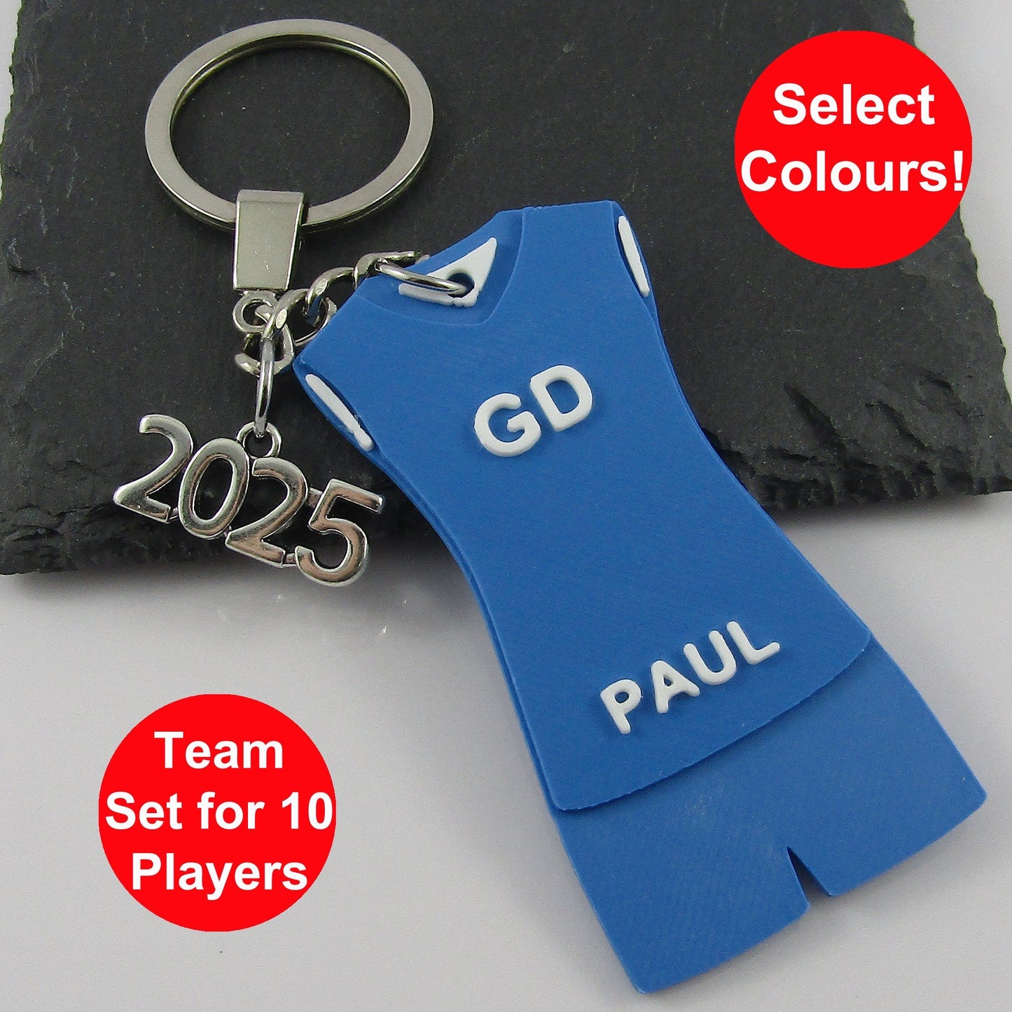 Set of 10 Personalised 2025 Mens Netball Jersey Short pick Colour Name Position