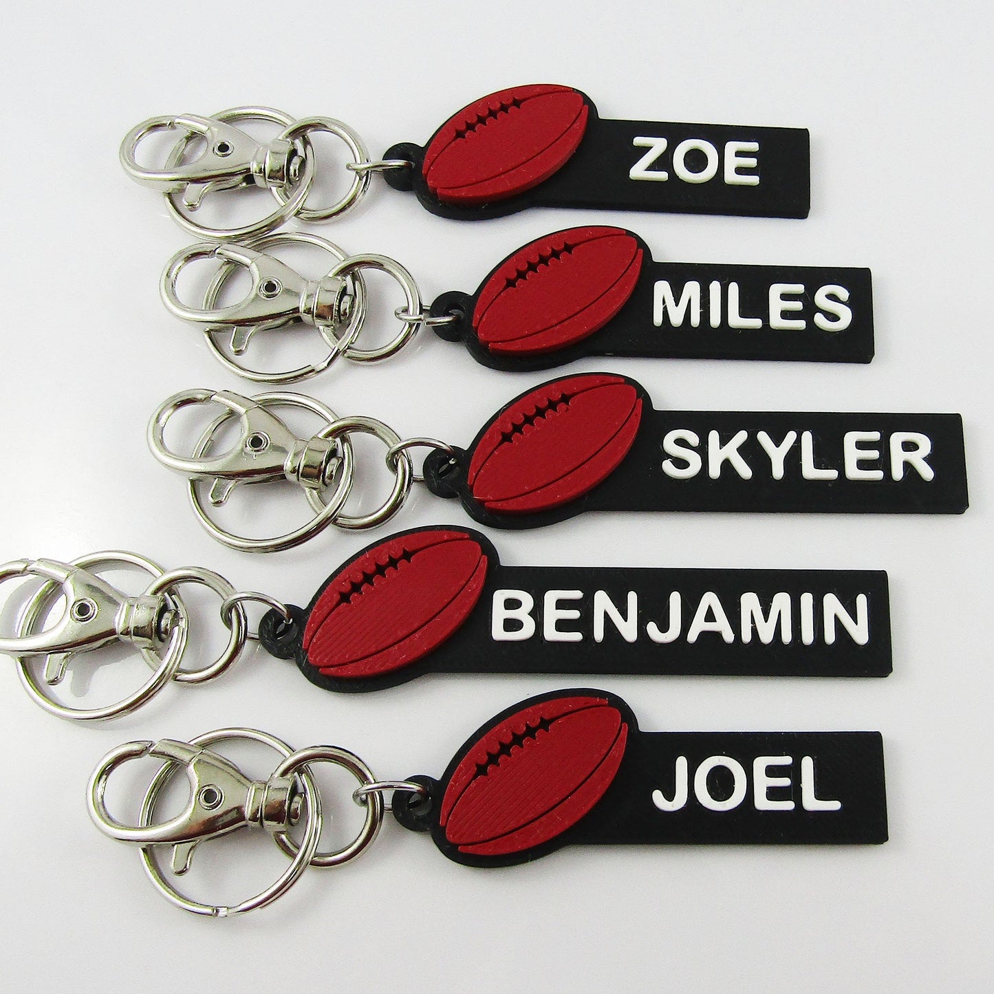 AFL Football Name Keychain Custom Colours