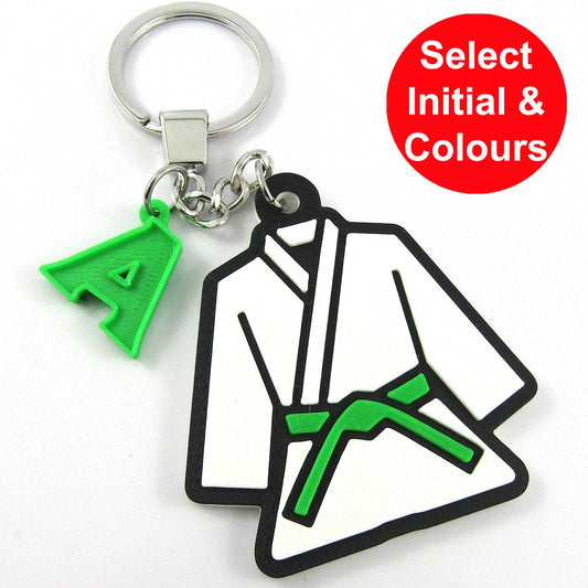 Personalised Gi Dogi Dobok Keikogi Martial Art Karate Kung Fu Taekwonda keychain