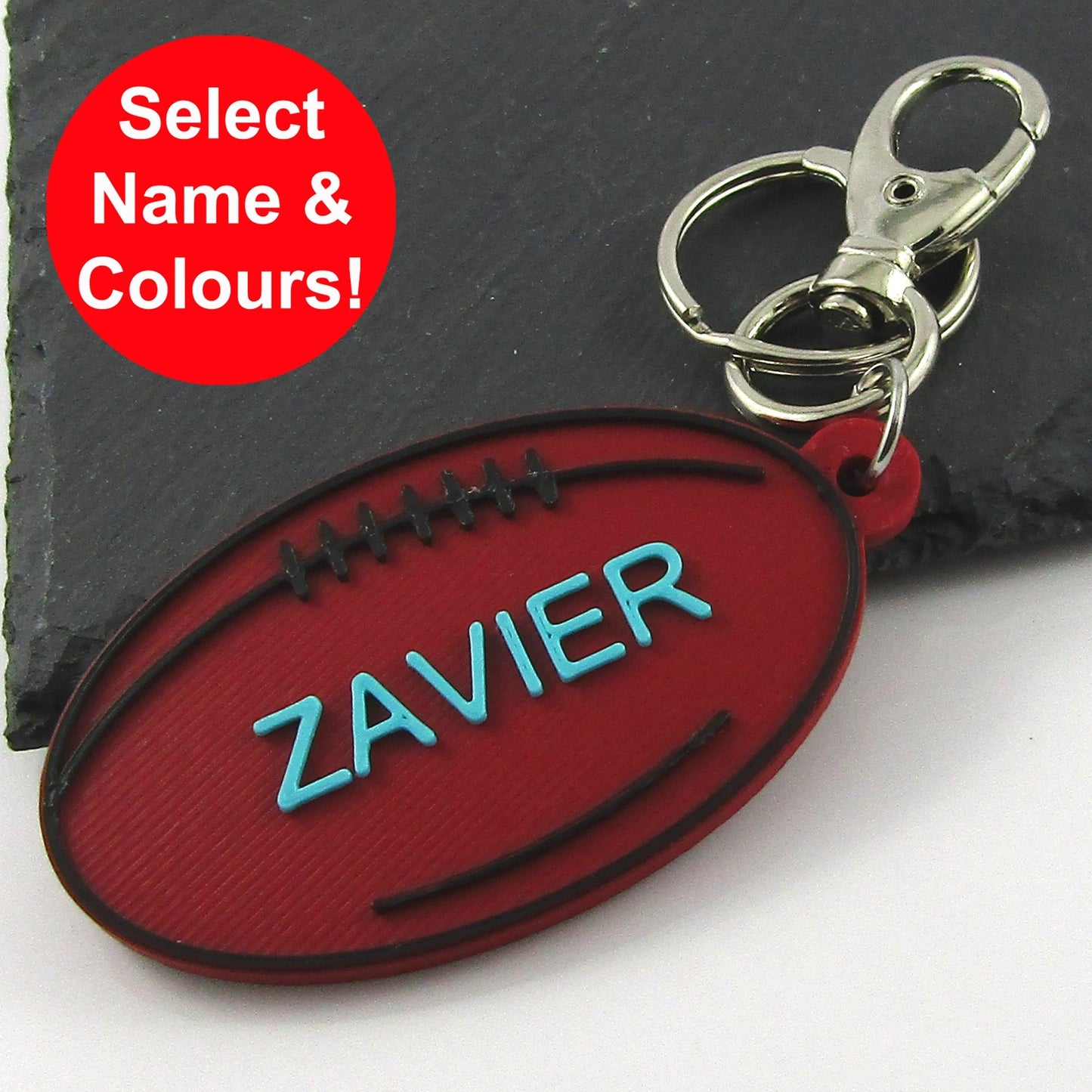 AFL Football Keychain Custom Colours