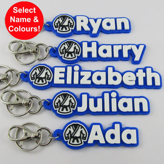 Personalised Karate Name Keychain