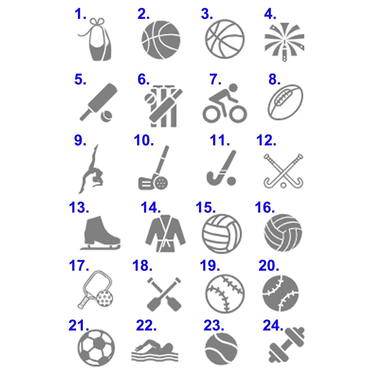 Sports Club Keychain Custom Colours Team or Club Set discount