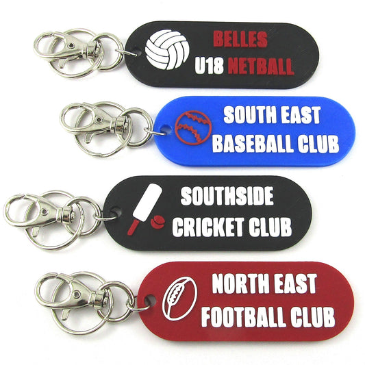 Sports Club Keychain Custom Colours Team or Club Set discount