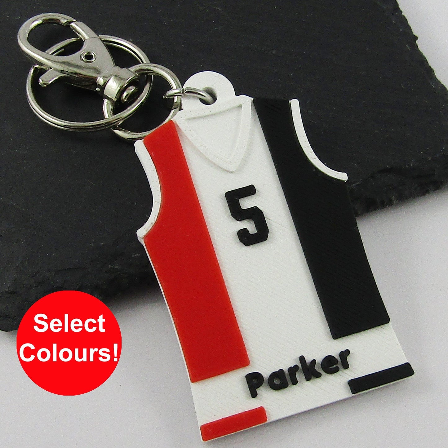 Football Jersey Jumper Saints AFL Shirt keychain choice of colours Team Set