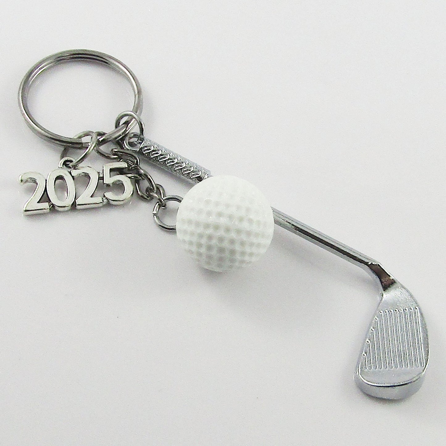 2025 Golf Club & 3D Golf Ball Sport Keychain Keyring 115mm Sports Gift