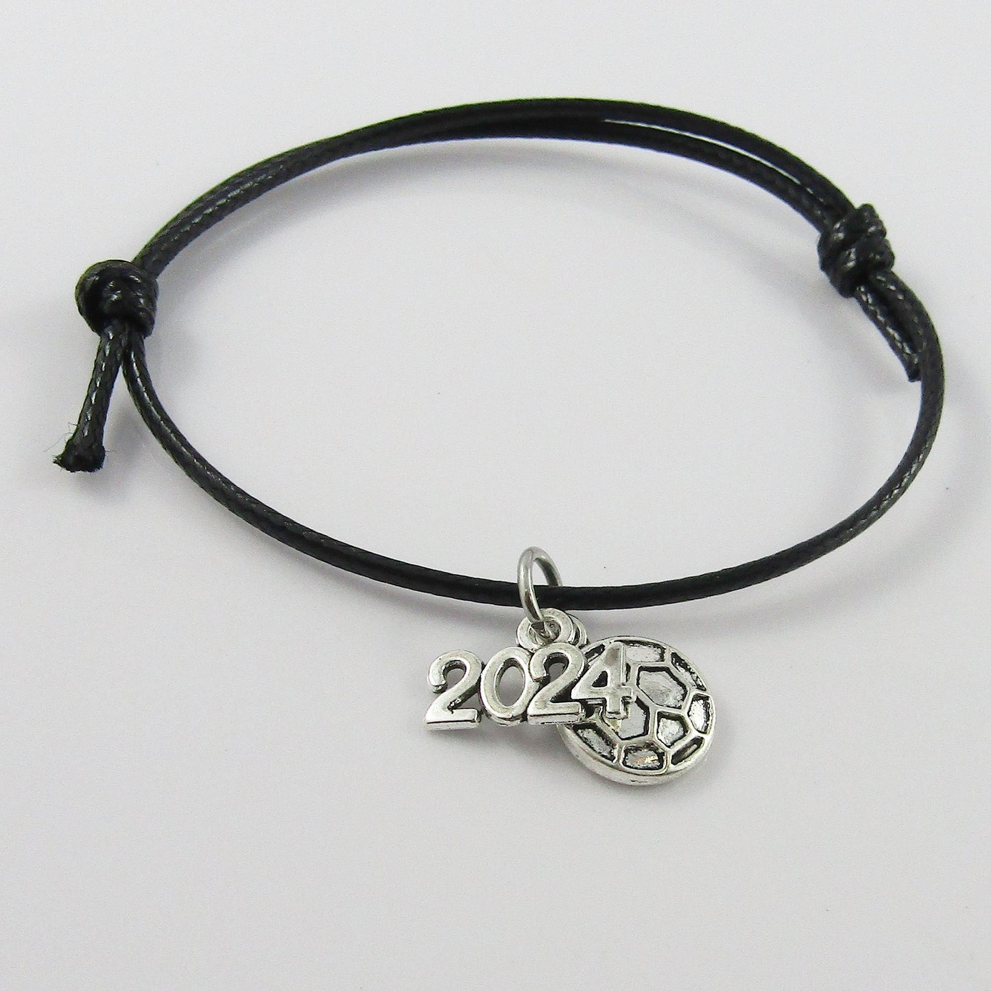2024 SOCCER Charm Bracelet Adjustable Unisex 11 player Team Set Select Colour