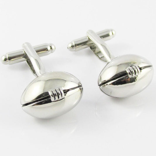 Brass 3D Football Cufflinks FREE Gift Bag included!